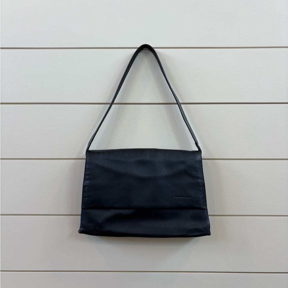 Francesco Biasia Blue Shoulder Bag